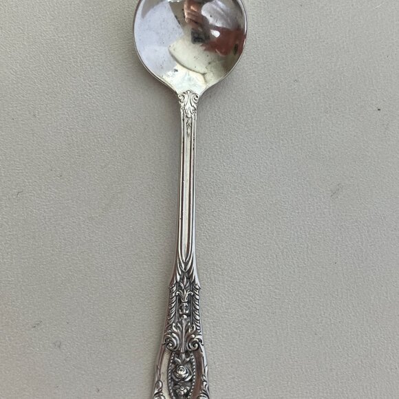 Vintage Wallace Sterling salt spon. - Picture 4 of 8